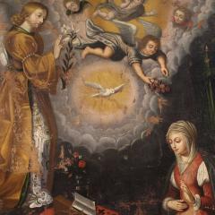 18th century Italian religious painting Annunciation - 4120517