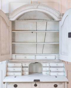 18th century Swedish Gustavian secretary cabinet - 4641919