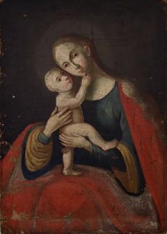18th century painting of Madonna and Child - 4113069