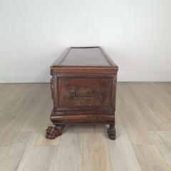 18th or 17th Century Italian Walnut Dowry Chest or Cassone - 4153800