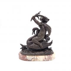 18th or 19th Century Bronze Putti Riding a Swan France circa 1800 - 2836570