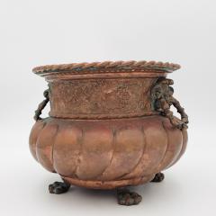 18th or 19th Century Copper and Brass Container - 2239326