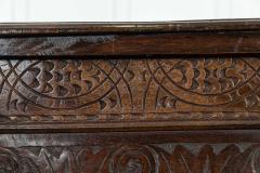 18thC English Carved Oak Coffer - 3838567