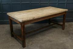 18thC English Estate Made Sycamore Top Prep Table - 2005668