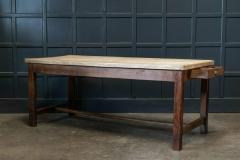 18thC English Estate Made Sycamore Top Prep Table - 2005669