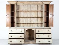 18thC English George III Breakfront Country House Dresser - 2236538