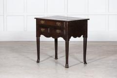 18thC English George III Oak Low Boy Side Table - 2831472