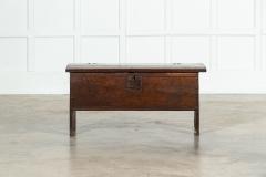 18thC English Oak Coffer - 3883120