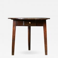 18thC English Oak Cricket Table - 1991846