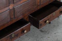 18thC English Oak Livery Cupboard - 3784376