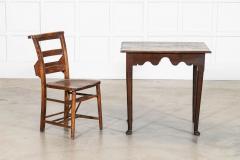 18thC English Oak Side Table - 4371613