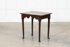 18thC English Oak Side Table - 4371615