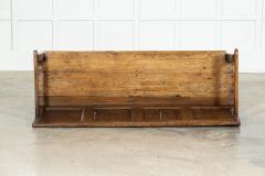 18thC English Oak Vernacular Settle - 3686478