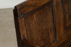 18thC English Oak Vernacular Settle - 3686484