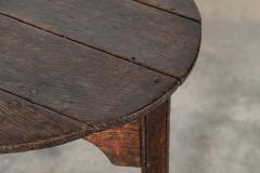 18thC English Vernacular Oak Cricket Table - 3949744