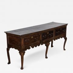 18thC English Vernacular Oak Dresser Base - 2922064