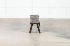 18thC English Vernacular Oak Pig Bench - 3949590
