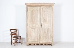 18thC French Bleached Walnut Armoire - 2136364