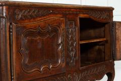 18thC French Carved Walnut Marriage Buffet - 3883172