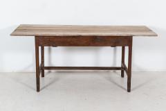 18thC French Elm Oak Provincial Farmhouse Table - 2120789