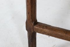 18thC French Elm Oak Provincial Farmhouse Table - 2120808