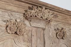 18thC French Provincial Bleached Oak Buffet De Corps - 2047789