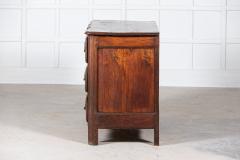 18thC French Walnut Bombe Chest Commode - 2722234