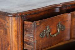 18thC French Walnut Bombe Chest Commode - 2722240