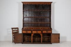 18thC Oak Welsh Dog Kennel Dresser - 2057105