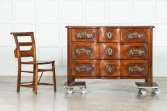 18thC Provincial Louis XV Fruitwood Serpentine Commode - 3553435
