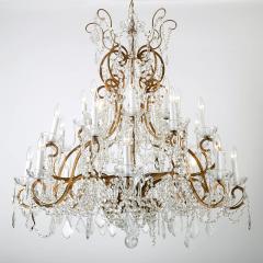 19 Arms Lights Vintage French Crystal Chandelier - 71183