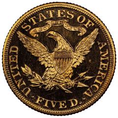 1900 5 Liberty Head CACG PR67DCAM - 4639328
