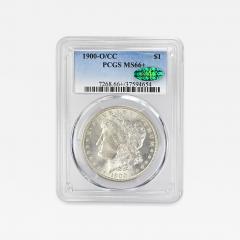 1900 O CC 1 Morgan Dollar PCGS MS66 CAC OVERMINTMARK - 4640367