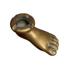 1900s Bronze foot ashtray - 4798784