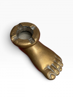 1900s Bronze foot ashtray - 4798786