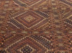 1900s Caucasian Handmade Wool Rug in Beige Blue Brown and Red - 2450001