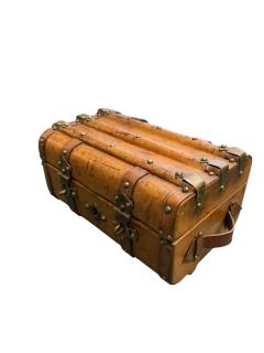 1900s Decorative wood trunk box - 4480013
