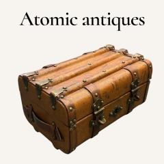 1900s Decorative wood trunk box - 4480020