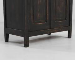 1900s French Black Patinated Cabinet - 3749629