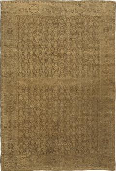 1900s Persian Malayer Floral Design Handmade Wool Rug - 2447767