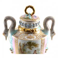 1900s Royal Vienna Porcelain Covered Urn - 176694