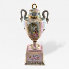 1900s Royal Vienna Porcelain Covered Urn - 176976