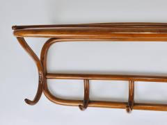 1900s Thonet Vienna Art Nouveau Secessionist Bentwood Wall Coat Rack Austria - 4641850