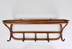1900s Thonet Vienna Art Nouveau Secessionist Bentwood Wall Coat Rack Austria - 4641879