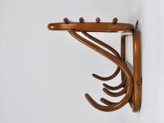 1900s Thonet Vienna Art Nouveau Secessionist Bentwood Wall Coat Rack Austria - 4641891