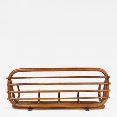 1900s Thonet Vienna Art Nouveau Secessionist Bentwood Wall Coat Rack Austria - 4642458