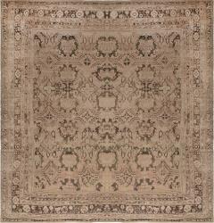 1900s Turkish Oushak Hand Dyed Wool Rug - 2450526