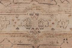 1900s Turkish Oushak Light Rose Handmade Wool Rug - 2450545