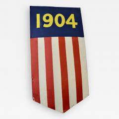 1904 Teddy Roosevelt President Inaugural Shield Rare - 1360474