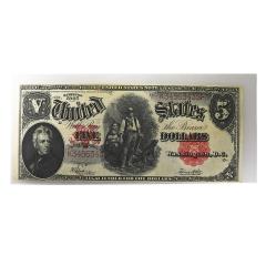 1907 5 Legal Tender Note S N K34563435 FR 91 - 4550954